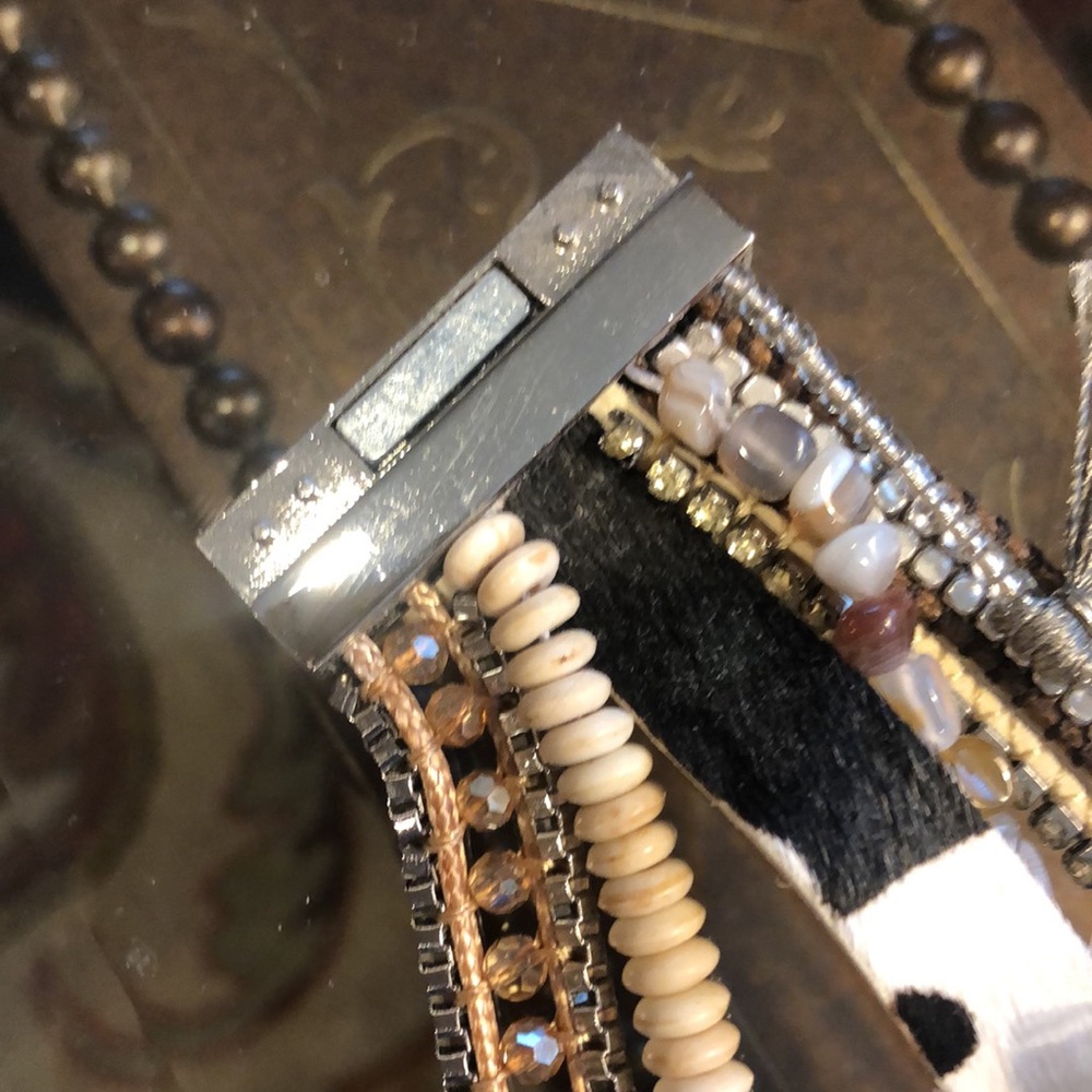 Victoria Emerson magnet closure multi strand bracelet - Picture 3 of 7